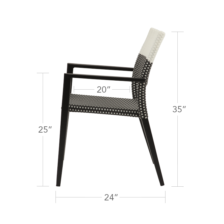 chloe-dining-arm-chair-black-white-wicker